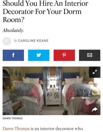 Should you hire an interior decorator for your dorm room?.